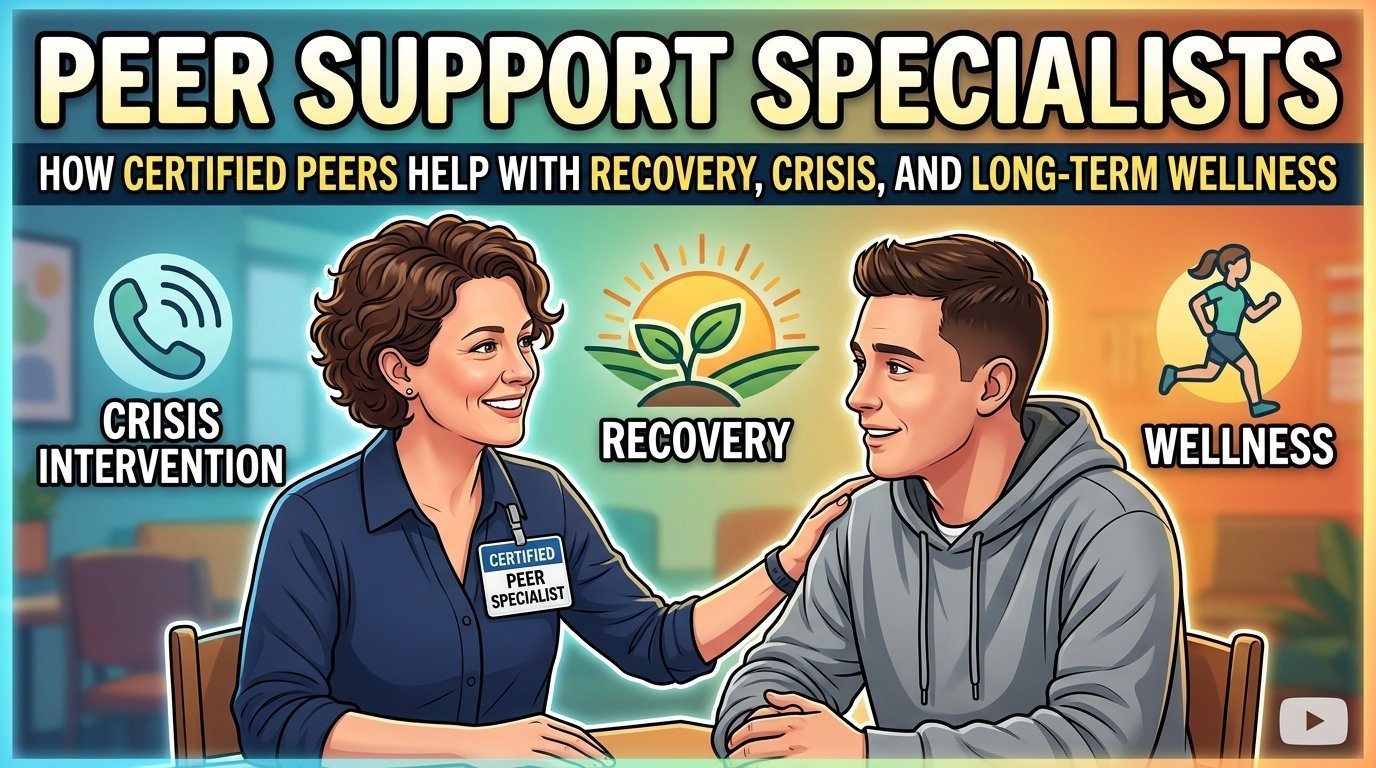 Peer Support Specialists: How Certified Peers Help With Recovery, Crisis, and Long-Term Wellness